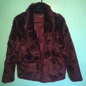 Faux fur coat
